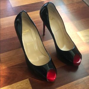 Christian Louboutin High heels (red peep rare)
